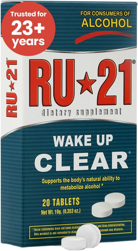 The Supplement for When You Want to Drink & Go to Work The Next Morning | Feel Better After Celebrating & Support Your Liver | Trusted for 23+ Years | Made in USA (20 Pills, 10 Servings)