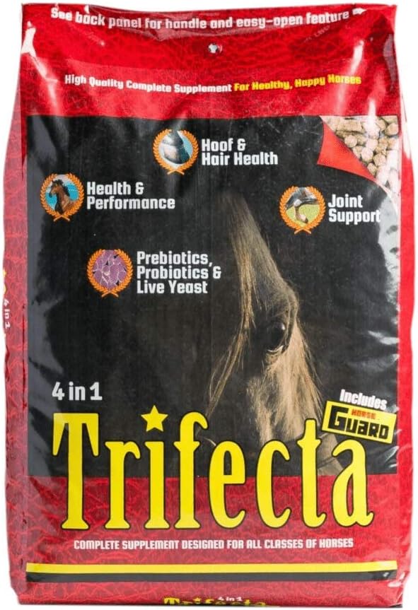 Trifecta 40 lb, 4 Equine Vitamin Minerals in 1 Complete Supplement