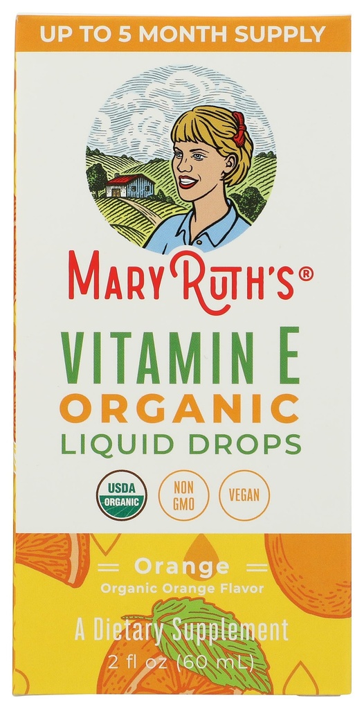 Mary Ruth's, Vitamin E Drops Organic, 2 Fl Oz
