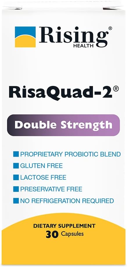 Risaquad-2 Probiotic Dietary Supplement -375mg Pack of 30 Capsules