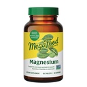 MegaFood Magnesium Supplement with Fermented Magnesium Glycinate - Chelated - Supports Heart & Nervous System - Vegan Gluten-Free Non-GMO Kosher - Made Without 9 Food Allergens - 60 Tablets