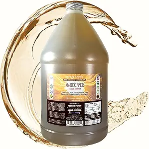 True Colloidal Copper Dietary Supplement - 1 US Gallon in Opaque BPA-Free Plastic Jug