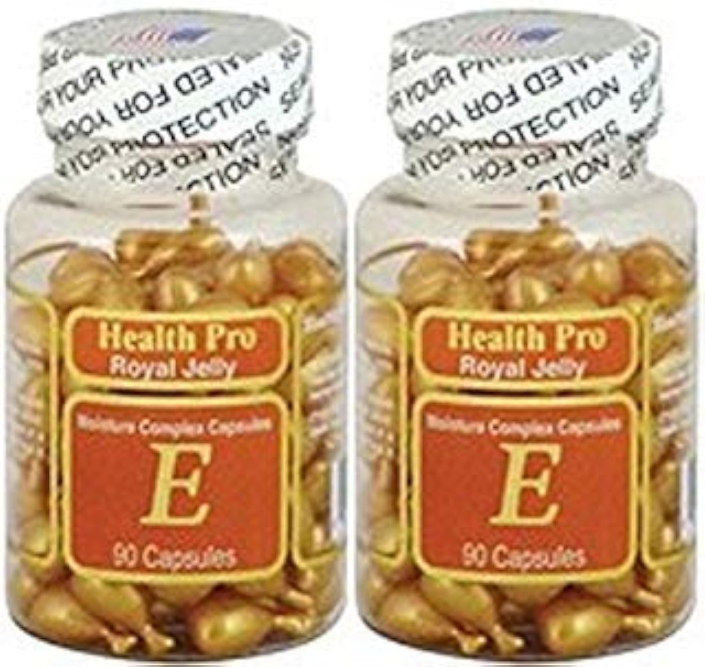 Vitamin E Skin Oil Royal Jelly, 90 Softgels (Pack of 2)