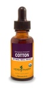 Herb Pharm Certified Organic Cotton Root Liquid Extract Drops, 1 Oz