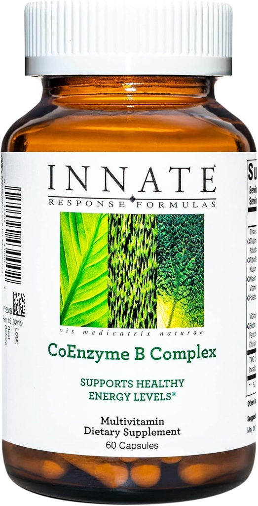 INNATE Response Formulas, CoEnzyme B Complex, Multivitamin for Cellular Energy Support, 60 Capsules (60 Servings)