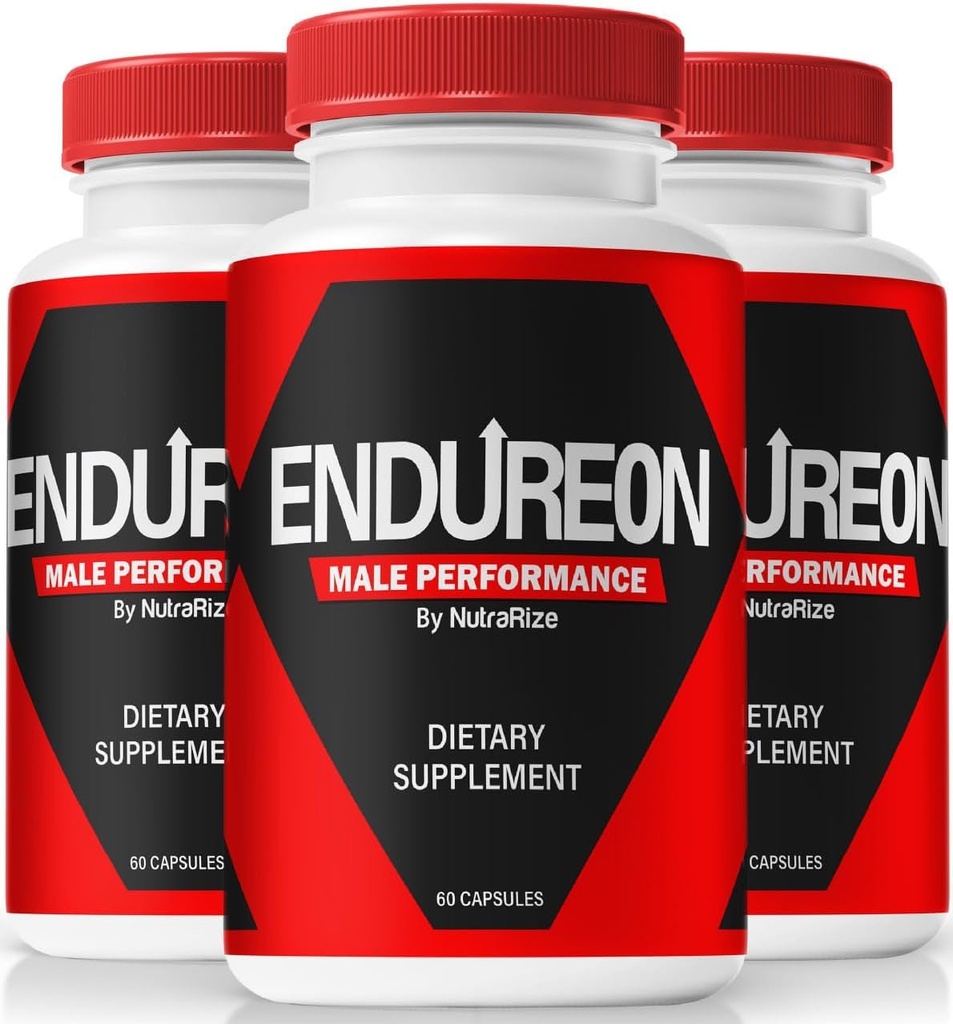 (3 Pack) Endureon Male Performance Pills - Original Men's Formula with Natural Blend to Support Performance, Stamina and Energy | Easy-to-Swallow Endureon Pro for Men (180 Capsules)