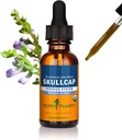 Herb Pharm Certified Organic Skullcap Liquid Extract for Nervous System Support, Organic Cane Alcohol, 1 Ounce