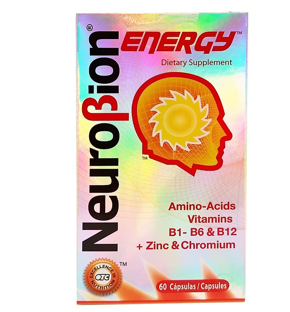 Neurobion, Energy Amino Acids, 60 Count (Pack of 3)