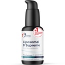 Designs for Health Liposomal B Supreme - Liquid B Vitamin Complex with Superior Absorption - Folate, Vitamin B12, B6, Biotin, TMG + More - Oral Delivery Pump with Citrus Flavor (50 Servings / 1.7oz)