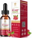 Lukaree Vitamin B12 Sublingual Drops Vegan B12 Vitamins Liquid-Full Spectrum-Methylcobalamin, Adenosyl & Hydroxy B12, for Energy, Focus, Mood & Immune Support- 2 Month Supply, 2 fl oz