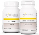 Integrative Therapeutics Bundle with Active B-Complex, 60 Capsules & Vitamin E, 60 Softgels - Active B-Complex to Support Energy Metabolism* - Vitamin E to Support Heart Health & Antioxidant Activity*