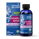 Mommy's Bliss Organic Elderberry Syrup & Immunity Boost With Vitamins, Prebiotics & Echinacea for Kids & Adults 1 yr+, 3 Fl Oz