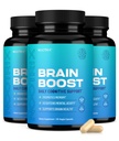 Nootrix Brain Boost Nootropic Supplement | 90 Day Supply | Supports Memory, Mental Focus, Cognitive Health & Energy | Promotes Healthy Mood & Brain Function | Ginkgo Biloba & DMAE