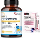 NATURE TARGET Probiotics for Men 100 Billion CFUs, Probiotics for Women Powder