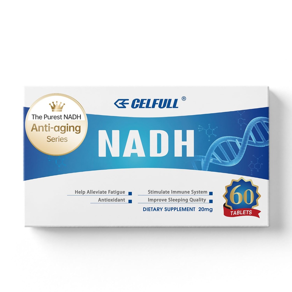 CELFULL NADH Supplement NMN Alternative NAD+ Supplement for Immune Support Anti-Aging Boost Brain Cognition & Chronic Fatigue Supplements