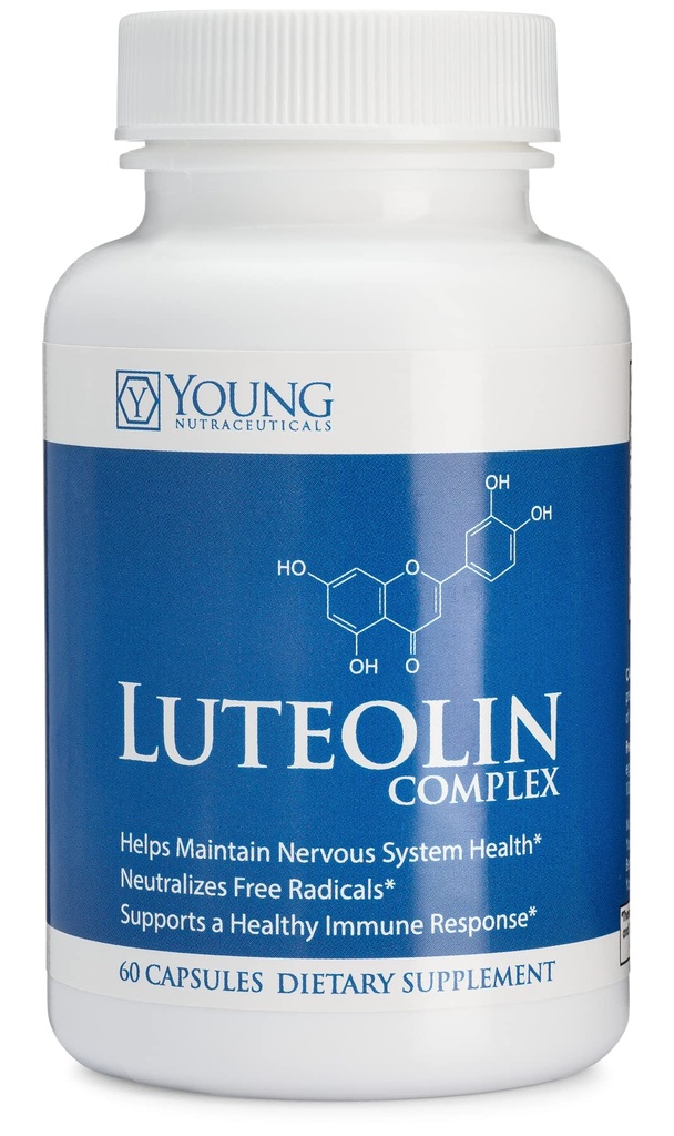 Mirica YoungNutra Luteolin Complex - Supports a Healthy Immune Response and Helps Maintain Nervous System Health* - 60 Capsules