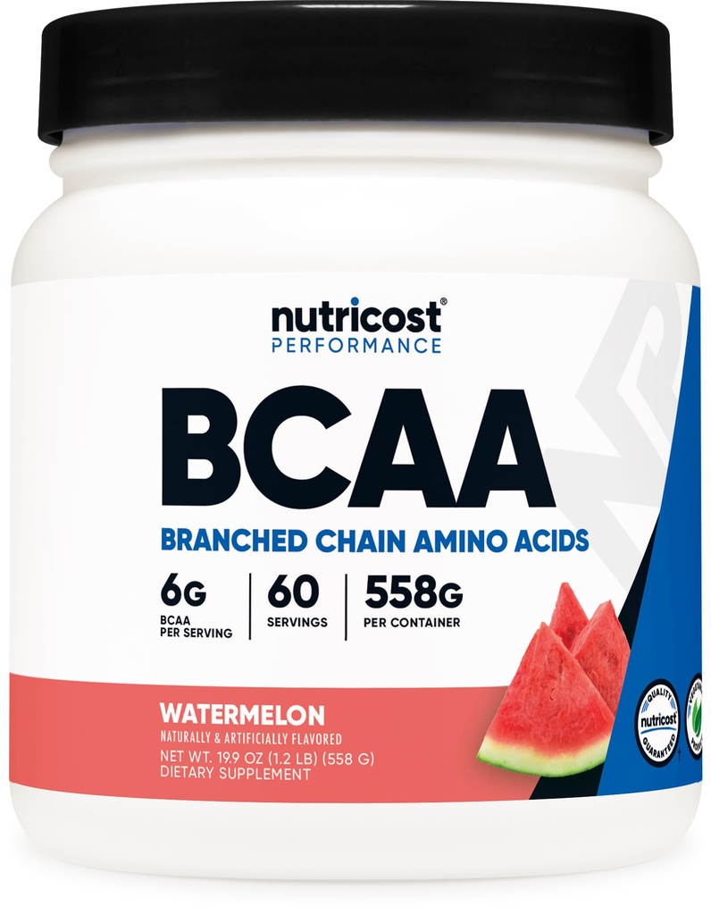 Nutricost BCAA Powder 2:1:1 (Watermelon) - 60 Servings