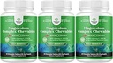 Sugar Free Magnesium Glycinate Chewable - Chewable Magnesium for Adults & Kids with Glycinate Taurate & Citrate Complex Plus Vitamins D3 B6 & C - Vegetarian Non-GMO & No Artificial Flavors (90 Day)