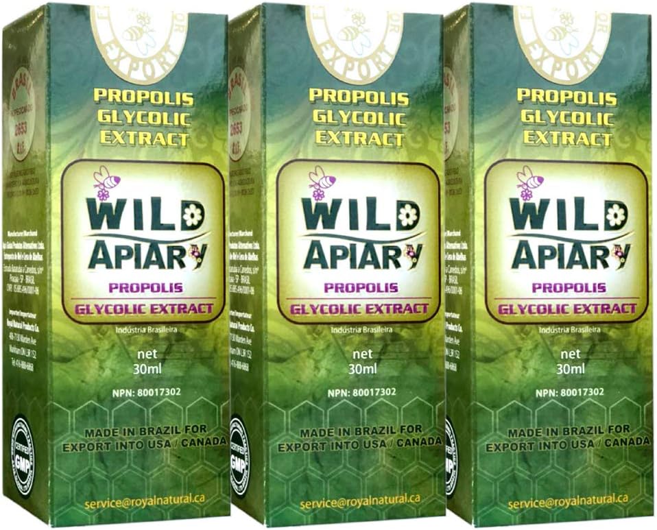 Bee Propolis Liquid Extract 85% Non Alcohol Green Bee Propolis Liquid Glycolic Extract-Non Alcoholic, Wax Free, Sugar Free