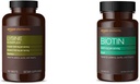  Elements Lysine Complex with Vitamin C (1500 mg L-Lysine with 100 mg Vitamin C per Serving - 3 Tablets), Supports Immune Health, Vegetarian, 195 Count (Packaging may vary) and   Elements Vegan Biotin 5000 mcg - Hair, Skin, Nails, 130 Capsules (4 month supply) (Packaging may vary)