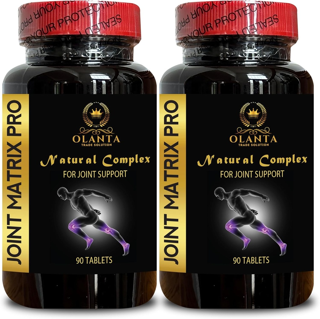 Joint Matrix PRO Complex - Knee Supplements for Joint Flexibility, Joint Support Supplement for Men & Women, Flexibility Help - 2 Bottles