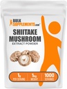 BulkSupplements.com Shiitake Mushroom Extract Powder - Shiitake Mushroom Powder Supplement, Immune Support - Vegan & Gluten Free, 1g per Serving, 1kg (2.2 lbs) (Pack of 1)