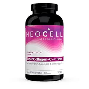 Super Collagen Super Collagen + C Supplement Tablet (360Count), 360Count (Packaging may Vary)