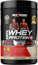 Whey Protein Powder + Immune Support | Six Star Whey Protein Plus | Whey Protein Isolate & Peptides + Muscle Builder | Lean Protein Powder for Muscle Gain & Recovery | Vanilla, 2 lbs