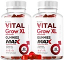 (2 Pack) Vital Grow XL Male Gummies - Men's Performance Gummies 1050MG Vital GrowXL Blend, Vital Growth Gummy Advanced Gomitas Formula, 120 Gummies for 2 Months
