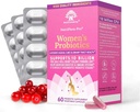 Nutricelebrity NutriFlora-Pro Probiotics for Women - Support Vaginal, Urinary Health, Immune System Digestive System Support, Cranberry Pills Supplement, 10 Billion CFU 6 Strains (30 Caps) - 2 Pack