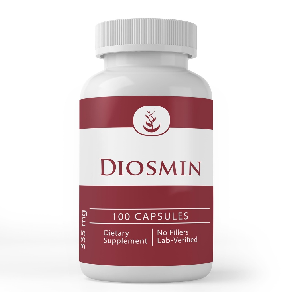 Pure Original Ingredients Diosmin (100 Capsules) Always Pure, No Additives Or Fillers, Lab Verified