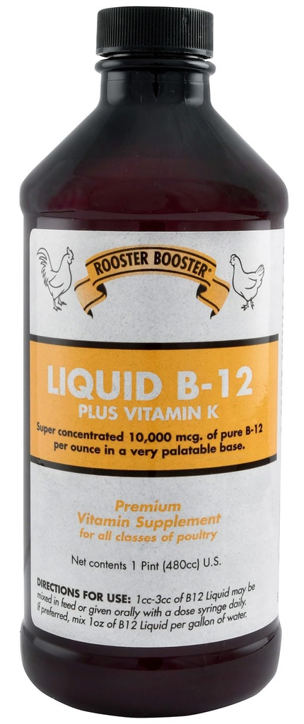 Rooster Booster B-12 Liquid, 16-Ounce