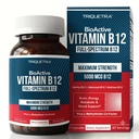 Vitamin B12 5000mcg Complex, Methylated Methylcobalamin for Women & Men