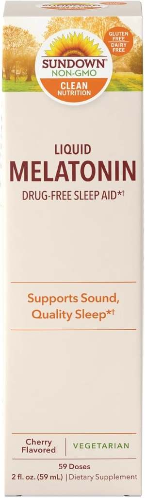 Sundown Melatonin Liquid, 2 Fl Oz