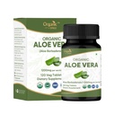 ORGANIC SPREE Aloe Vera Tablets - USDA Organic Aloe Vera Supplement, Supports Digestion, Skin Health & Daily Wellness*, 120 Tablets