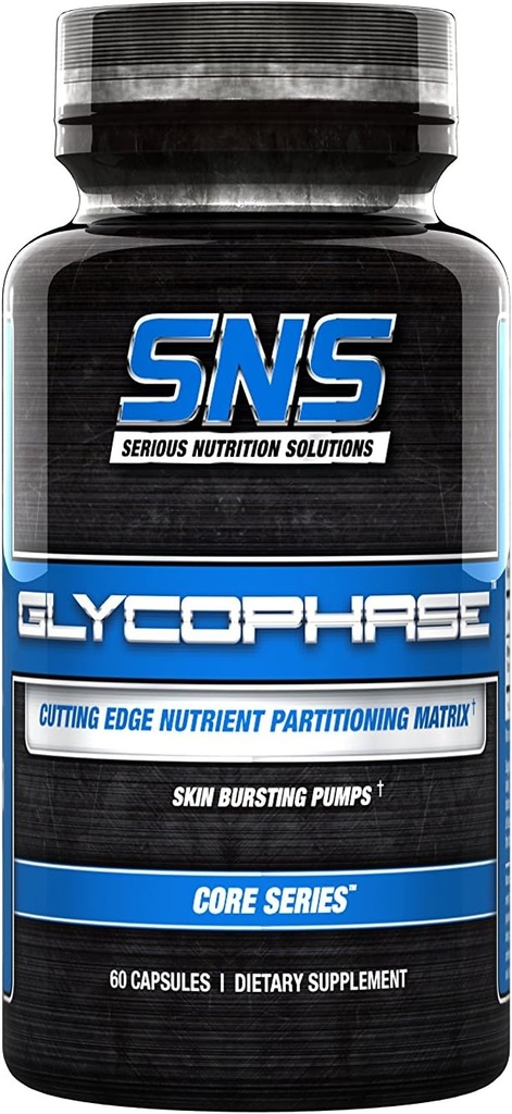Serious Nutrition Solution Glycophase Dietary Supplement Capsules, 120 Veggie Capsules