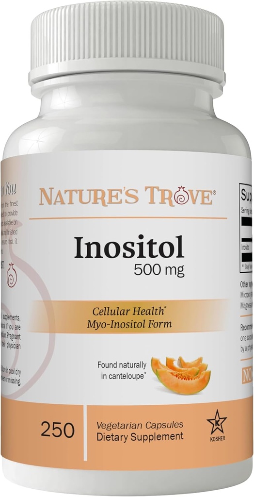 Nature's Trove Inositol 500mg 250 Capsules
