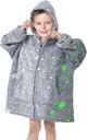 MeMoreCool Wearable Blanket Kids Blanket Hoodie, Hooded Blanket Kids Comfy Blanket Sweatshirt, Toddler Blanket with Hood