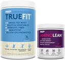 RSP NUTRITION AminoLean Pre Workout Energy (BlackBerry Pomegranate 30 Servings) with TrueFit Protein Powder (Vanilla 2 LB)