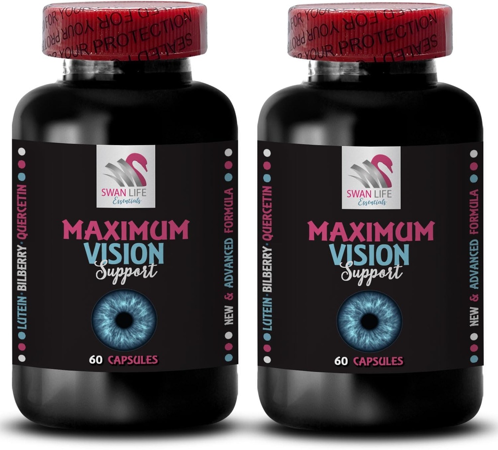 Eye strength - EYE VISION SUPPLEMENT - Clear image, Pure view, Vivid vision, Focus lens, Visual boost, Crystal vision, Focus advantage, Clear outlook, Crisp vision, Sharp details 2 Bottle 120 Caps
