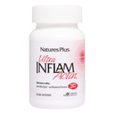 NaturesPlus Ultra InflamActin - 60 Capsules - Natural Anti-Inflammatory Supplement with Turmeric, Bromelain, MSM, Boswellia & Ginger - Joint Health Support - 30 Servings