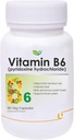 Generic Ken Vitamin B6 (Pyridoxine Hydrochloride) Supplement | 60 Veg Capsules