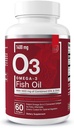 Essential Elements Omega-3 Fish Oil Supplement with EPA & DHA | Fatty Acids for Immune, Heart & Cognitive Support | 60 Softgels