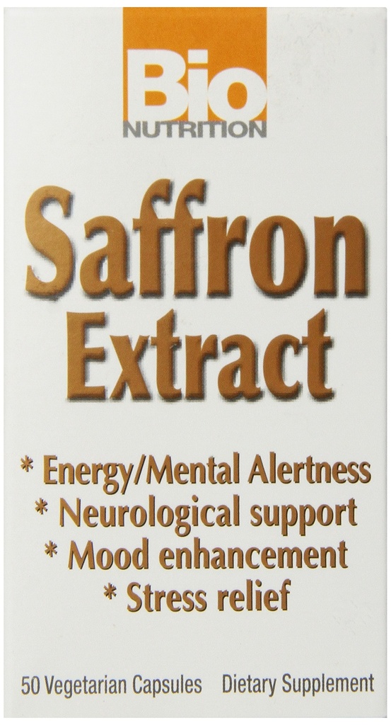Bio Nutrition Standardized Saffron Vegi-Caps, 50 Count