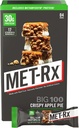 MET-Rx Big 100 Colossal Protein Bars, Crispy Apple Pie Meal Replacement Bars, 4 Count