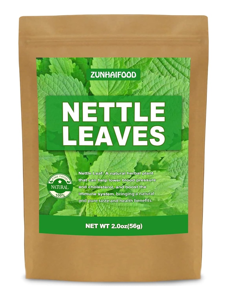 Premium Whole Nettle Leaves, Natural Nettle Leaf, 2.0 oz(56g), Pack of 1, 100% Pure, No Gmo, No Addtives