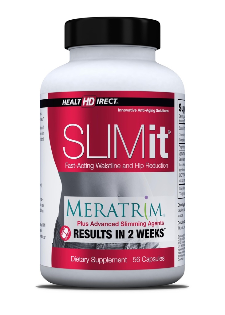 HEALTH DIRECT - SLIMit with Meratrim - Natural metabolic for Women & Men - Targets Fat Cells, Supports Metabolic Health - 56 Capsules