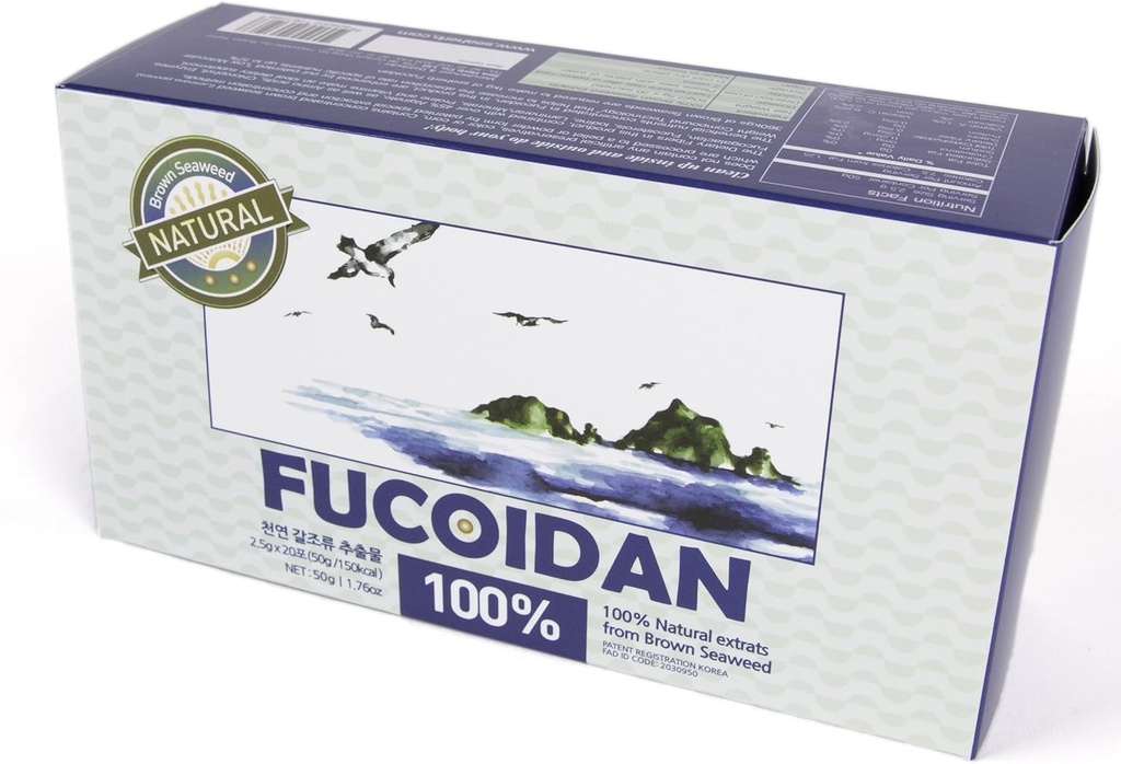 100% Natural Brown Seaweed Extract Fucoidan USFDA Passed(ID Code 2030950)[Powder Type] (50g)