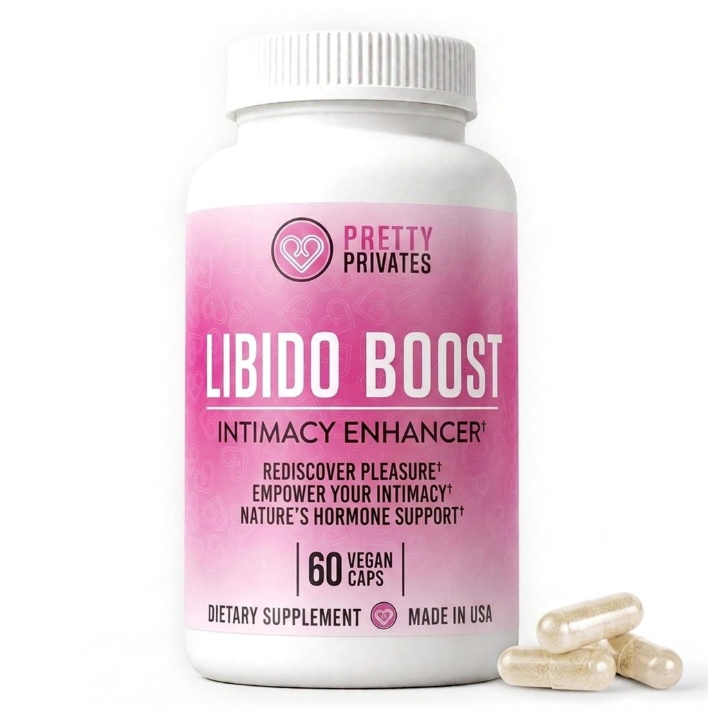 Pretty Privates Libido Booster Supplement for Women – Women’s Intimacy & Confidence Support – Herbal Blend with Maca, Ginseng & L-Arginine – Made in USA – 60 Capsules