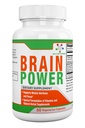 Brain Power, Supports Focus, Nootropics, Improves Memory, Alertness for Men & Women, Ginkgo Biloba, Gotu Kola, 60 Capsules,